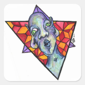 Sticker Carré brouiller