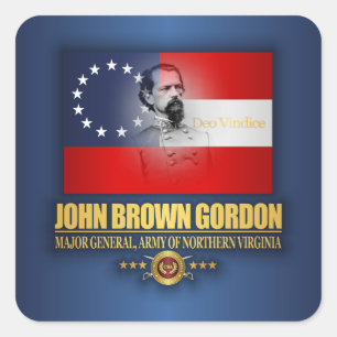 Sticker Carré Brown (patriote du sud)