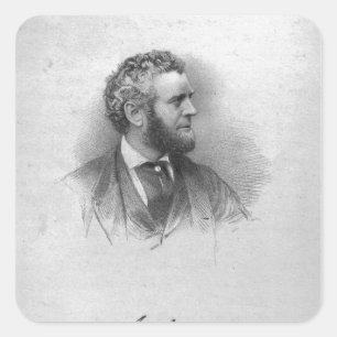 Sticker Carré Brun de John