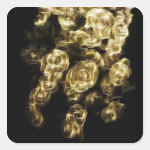 Sticker Carré Bud Gilt