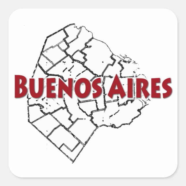 Sticker Carré Buenos Aires (Devant)