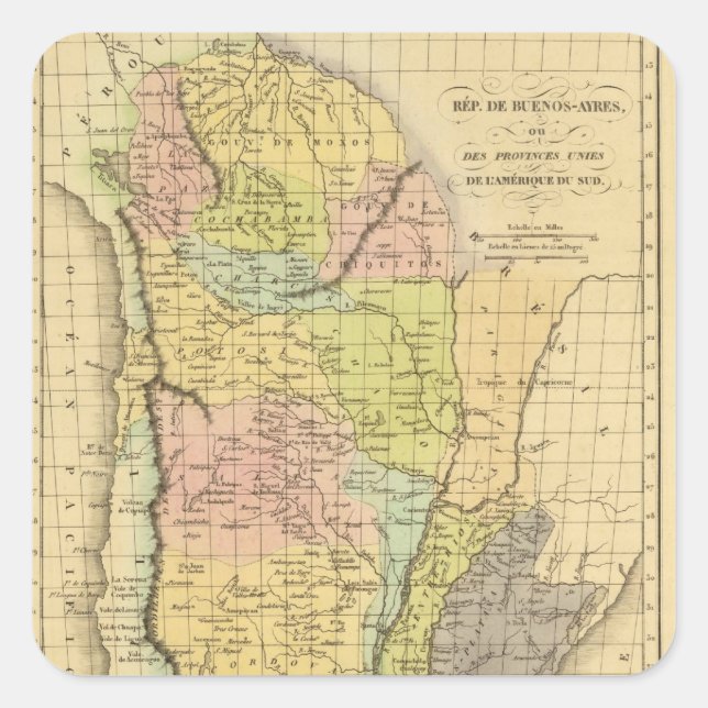 Sticker Carré Buenos Aires (Devant)