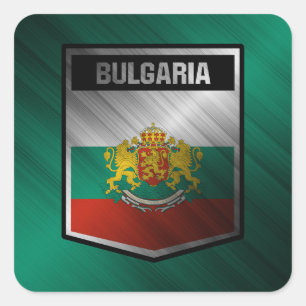 Sticker Carré Bulgarie