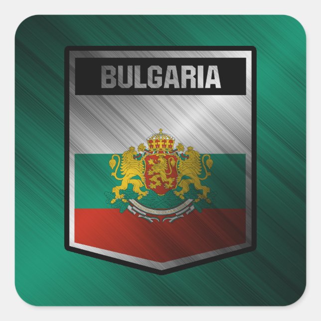Sticker Carré Bulgarie (Devant)