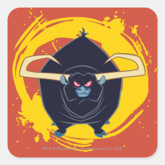 Sticker Carré Bull Smiling