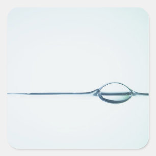 Sticker Carré Bulles sur la surface de l'eau