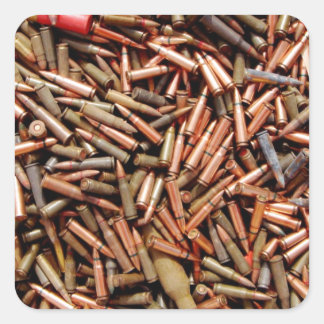 Sticker Carré Bullets, munitions