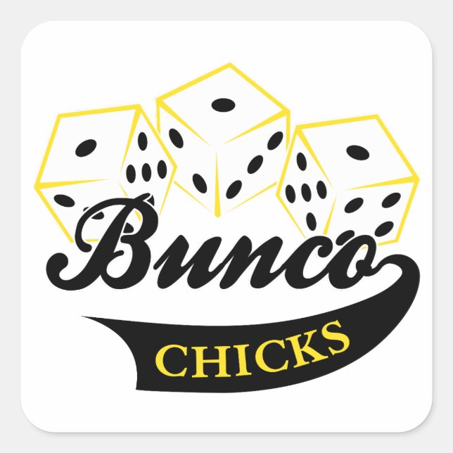 Sticker Carré Bunco Chicks (Devant)