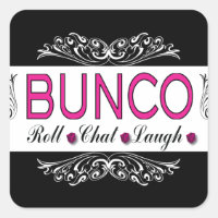 Bunco, Rouleau, Conversation, Rire en rose, noir e