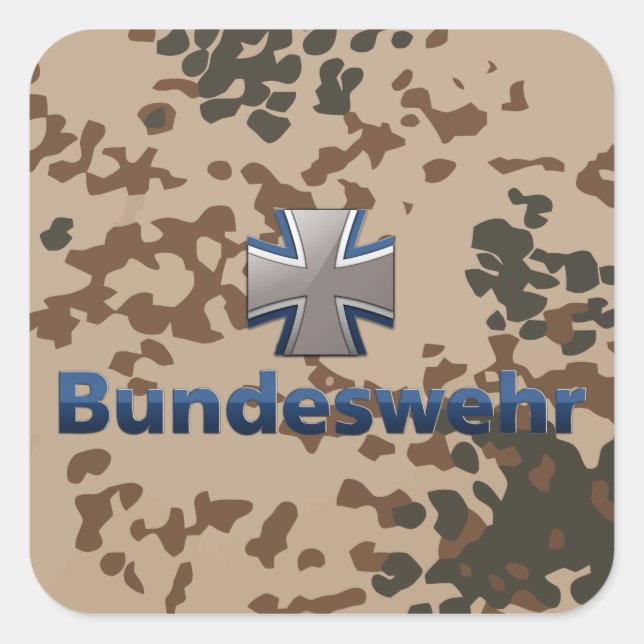 Sticker Carré Bundeswehr Emblem (Devant)