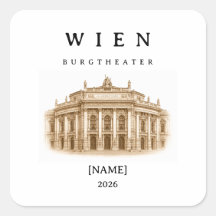 Burgtheater de Vienne personnalisé | Nom & Année