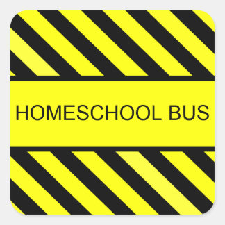 Sticker Carré bus d'école