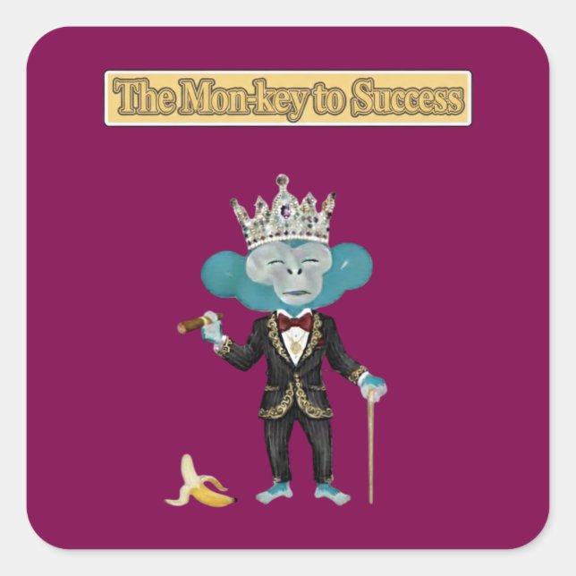 Sticker Carré Business Card (Devant)