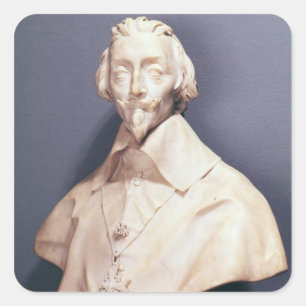 Sticker Carré Buste de Cardinal Richelieu c.1642