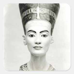 Sticker Carré Buste de la reine Nefertiti