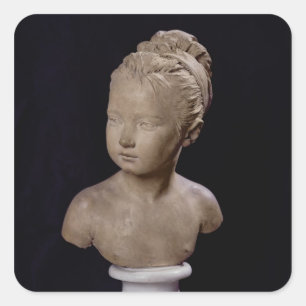 Sticker Carré Buste de Louise Brongniart, 1777