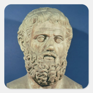 Sticker Carré Buste de Sophocles