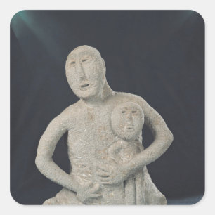 Sticker Carré Buste d'une déesse mère