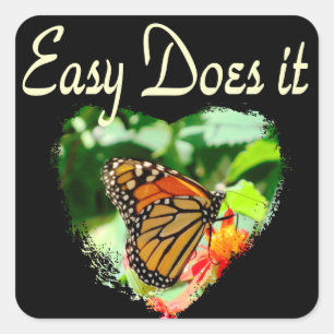 STICKER CARRÉ BUTTERFLY FACILE LA PHOTO