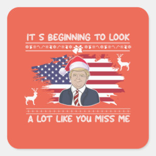 Sticker Carré Ça commence à ressembler beaucoup à ce que tu me m