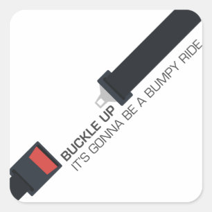 Sticker Carré Ça va être un tour difficile.