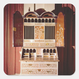 Sticker Carré Cabinet du bureau de Vizagapatam