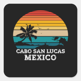 STICKER CARRÉ CABO SAN LUCAS MEXICO
