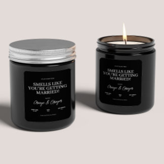 Sticker Carré Cadeau de Mariage Fiançailles personnalisé pour de