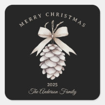 Cadeau de Noël blanc couleur crème