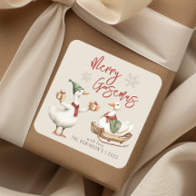 Cadeau de Noël de l'oie fantaisiste