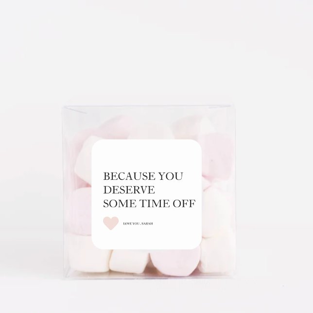 Sticker Carré Cadeaux spéciaux personnalisés pour la fête des mè (Créateur téléchargé)