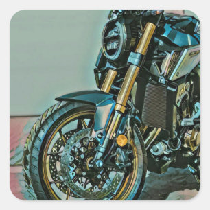 Sticker Carré Cadeaux uniques pour motocyclistes