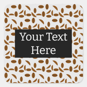 Sticker Carré Café