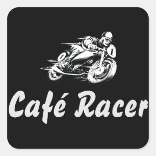 Sticker Carré Café Racer