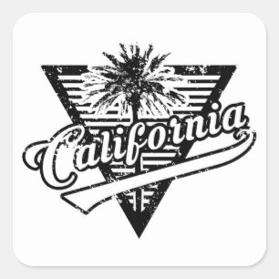Sticker Carré Californie