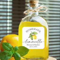 Calligraphie de Limoncello maison Aquarelle Citron