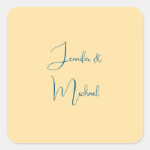 Calligraphie Noms Élégante Plaque Simple Couleur B