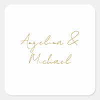 Calligraphie Professionnel Élégant Couleur Or