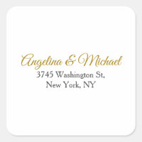 Calligraphie professionnelle Elegant or couleur