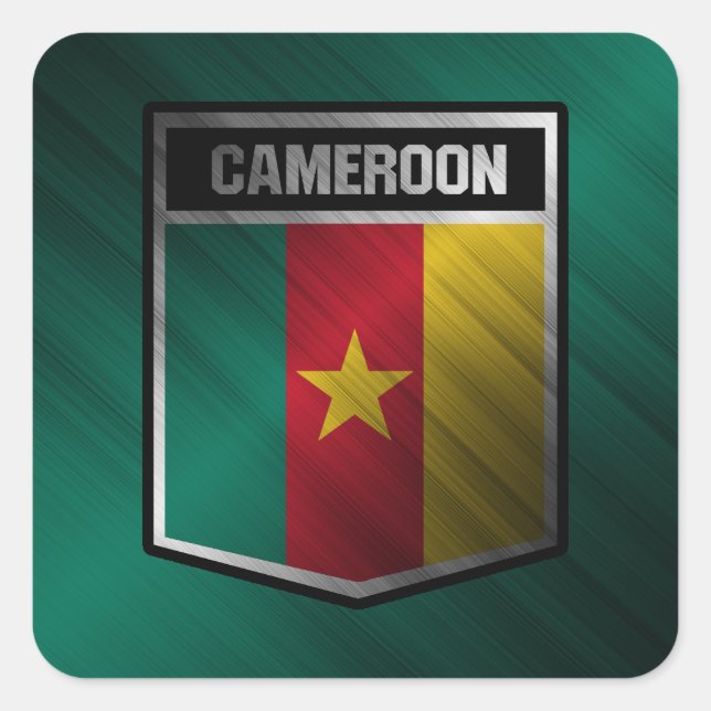 Sticker Carré Cameroun (Devant)