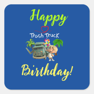 Sticker Carré Camion