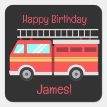 Camion à feu customisé