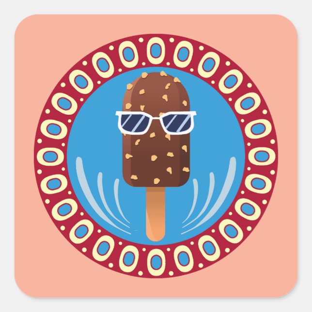 Sticker Carré camper stuff (Devant)