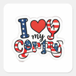 Sticker Carré Canada