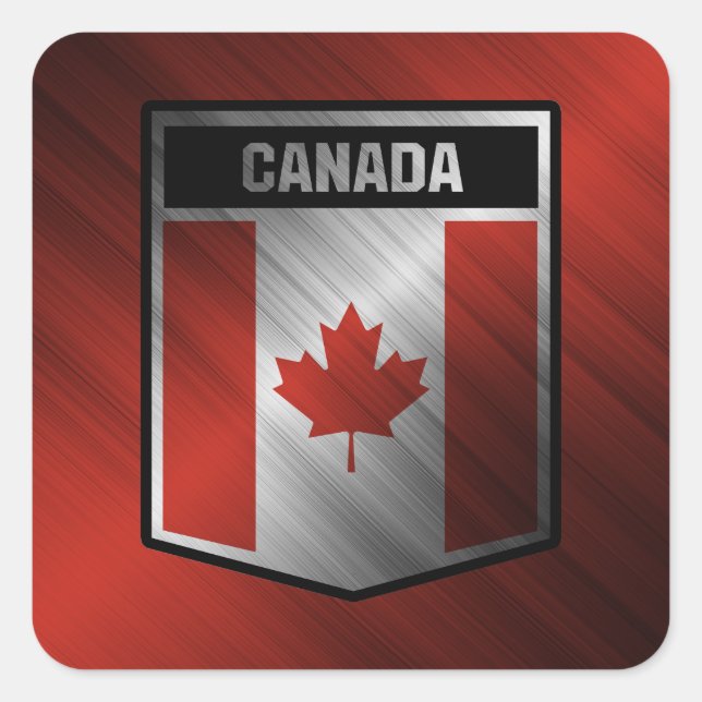 Sticker Carré Canada (Devant)