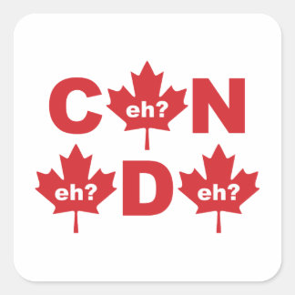 Sticker Carré Canada