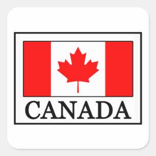 Sticker Carré Canada