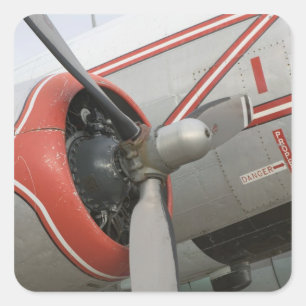 Sticker Carré Canada, Alberta, Edmonton: Aviation de l'Alberta