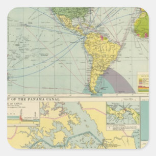 Sticker Carré Canal de Panama