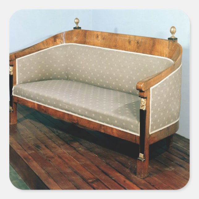 Sticker Carré Canapé, style Biedermeier, c.1820 (Devant)